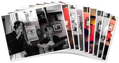 アルバムを表示します