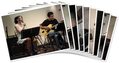 アルバムを表示します