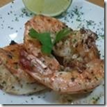 エビのガーリック炒め